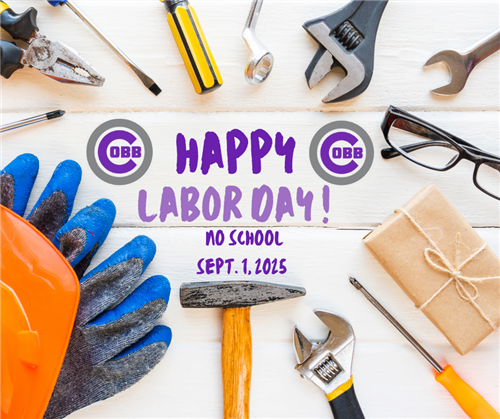 Happy Labor Day - no school Monday